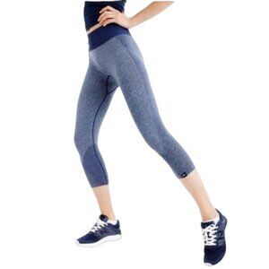 New Balance For J.Crew Seamless Capri Leggings Navy/Heather